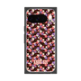 プレミアムスクエアケース with Pixelsnap［ ANNA SUI - HEARTS VINE - PINK ］