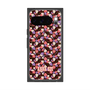プレミアムスクエアケース with Pixelsnap［ ANNA SUI - HEARTS VINE - PINK ］