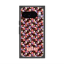 プレミアムスクエアケース with Pixelsnap［ ANNA SUI - HEARTS VINE - PINK ］