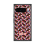 プレミアムスクエアケース with Pixelsnap［ ANNA SUI - HEARTS VINE - PINK ］