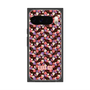 プレミアムスクエアケース with Pixelsnap［ ANNA SUI - HEARTS VINE - PINK ］