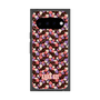 プレミアムスクエアケース with Pixelsnap［ ANNA SUI - HEARTS VINE - PINK ］