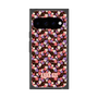 プレミアムスクエアケース with Pixelsnap［ ANNA SUI - HEARTS VINE - PINK ］