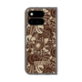 プレミアムスクエアケース with Pixelsnap［ ANNA SUI - STITCHED FLORAL ］