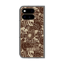 プレミアムスクエアケース with Pixelsnap［ ANNA SUI - STITCHED FLORAL ］