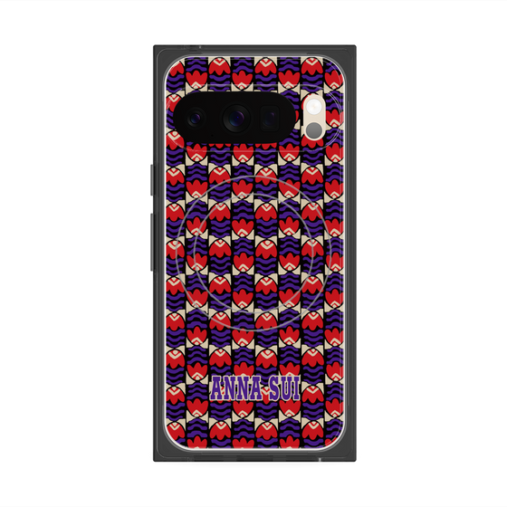 プレミアムスクエアケース with Pixelsnap［ ANNA SUI - TULIPS ］