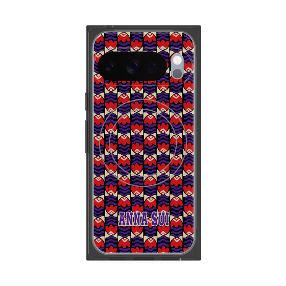 プレミアムスクエアケース with Pixelsnap［ ANNA SUI - TULIPS ］