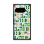 プレミアムスクエアケース with Pixelsnap［ ELLE - Iconics Prints2 ］