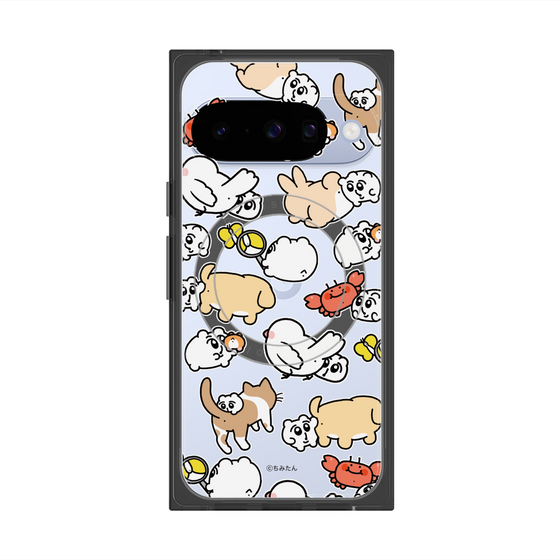 プレミアムスクエアケース with Pixelsnap［ ちみたん - ちみたんとおしり ］