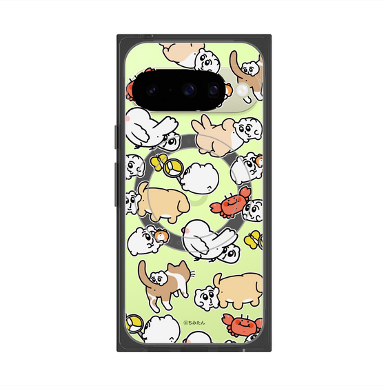 プレミアムスクエアケース with Pixelsnap［ ちみたん - ちみたんとおしり ］