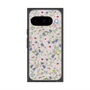 プレミアムスクエアケース with Pixelsnap［ 日比谷花壇 - FloralSymphony - ベージュ ］