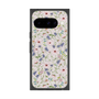 プレミアムスクエアケース with Pixelsnap［ 日比谷花壇 - FloralSymphony - ベージュ ］