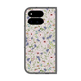 プレミアムスクエアケース with Pixelsnap［ 日比谷花壇 - FloralSymphony - ベージュ ］