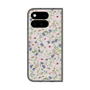 プレミアムスクエアケース with Pixelsnap［ 日比谷花壇 - FloralSymphony - ベージュ ］