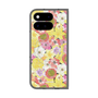 プレミアムスクエアケース with Pixelsnap［ 日比谷花壇 - HarmonyinBloom - イエロー ］