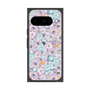 プレミアムスクエアケース with Pixelsnap［ 日比谷花壇 - HarmonyinBloom - パープル ］