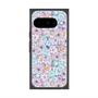 プレミアムスクエアケース with Pixelsnap［ 日比谷花壇 - HarmonyinBloom - パープル ］