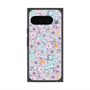 プレミアムスクエアケース with Pixelsnap［ 日比谷花壇 - HarmonyinBloom - パープル ］
