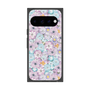プレミアムスクエアケース with Pixelsnap［ 日比谷花壇 - HarmonyinBloom - パープル ］