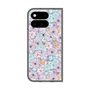 プレミアムスクエアケース with Pixelsnap［ 日比谷花壇 - HarmonyinBloom - パープル ］