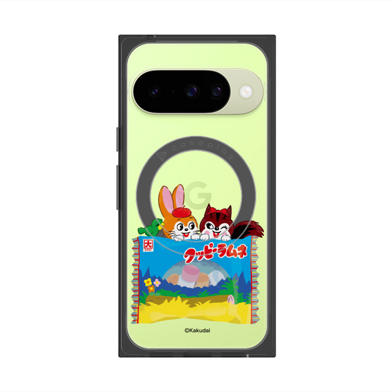 プレミアムスクエアケース with Pixelsnap［ クッピーラムネ -drawing3 ］
