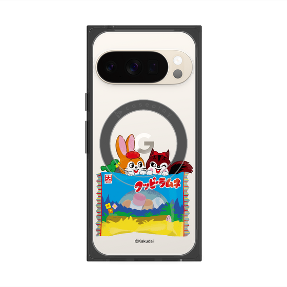 プレミアムスクエアケース with Pixelsnap［ クッピーラムネ -drawing3 ］