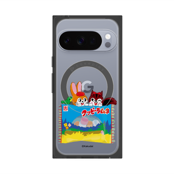 プレミアムスクエアケース with Pixelsnap［ クッピーラムネ -drawing3 ］