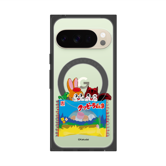 プレミアムスクエアケース with Pixelsnap［ クッピーラムネ -drawing3 ］
