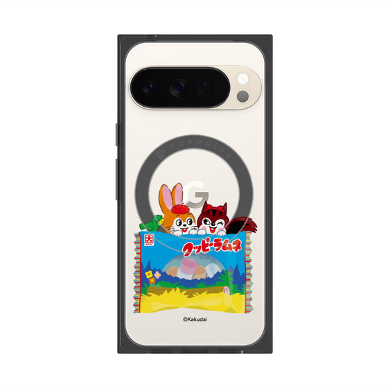 プレミアムスクエアケース with Pixelsnap［ クッピーラムネ -drawing3 ］