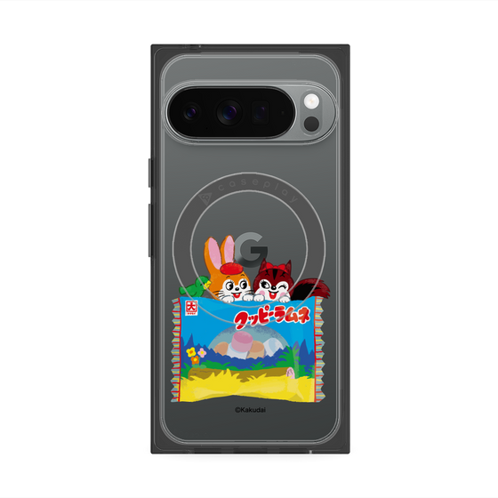 プレミアムスクエアケース with Pixelsnap［ クッピーラムネ -drawing3 ］