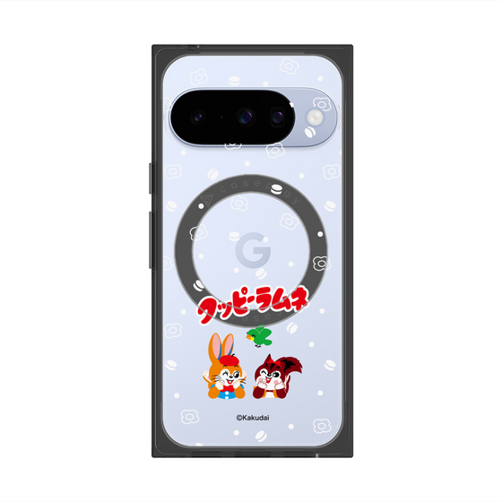 プレミアムスクエアケース with Pixelsnap［ クッピーラムネ - 寝ころぶ ］
