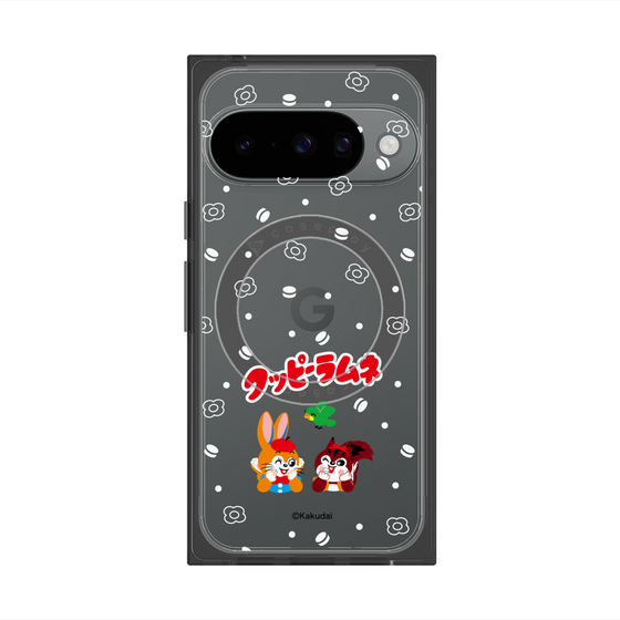 プレミアムスクエアケース with Pixelsnap［ クッピーラムネ - 寝ころぶ ］