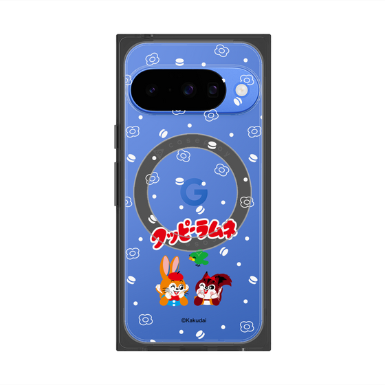 プレミアムスクエアケース with Pixelsnap［ クッピーラムネ - 寝ころぶ ］