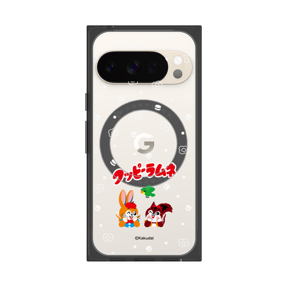 プレミアムスクエアケース with Pixelsnap［ クッピーラムネ - 寝ころぶ ］