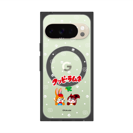 プレミアムスクエアケース with Pixelsnap［ クッピーラムネ - 寝ころぶ ］