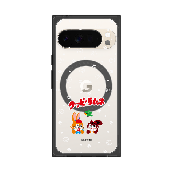 プレミアムスクエアケース with Pixelsnap［ クッピーラムネ - 寝ころぶ ］