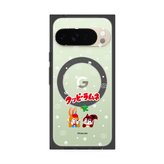 プレミアムスクエアケース with Pixelsnap［ クッピーラムネ - 寝ころぶ ］