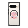 プレミアムスクエアケース with Pixelsnap［ もくもくちゃん - リボン ］