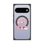 プレミアムスクエアケース with Pixelsnap［ もくもくちゃん - リボン ］