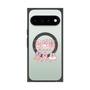 プレミアムスクエアケース with Pixelsnap［ もくもくちゃん - リボン ］