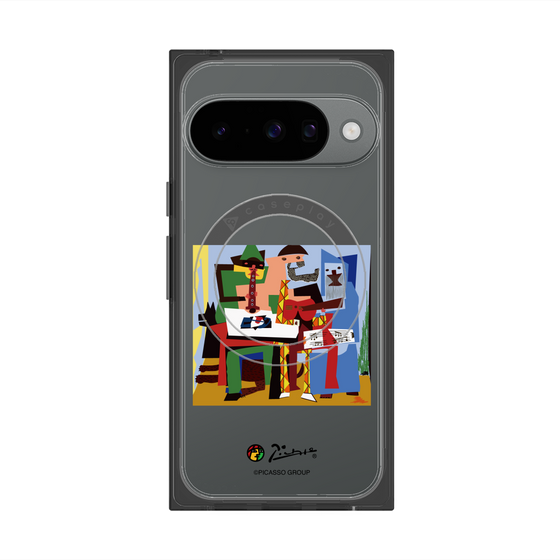 プレミアムスクエアケース with Pixelsnap［ PICASSO - Three Musicians ］
