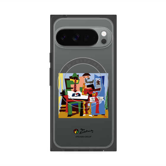 プレミアムスクエアケース with Pixelsnap［ PICASSO - Three Musicians ］