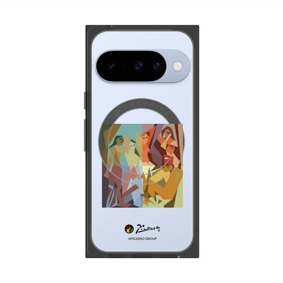 プレミアムスクエアケース with Pixelsnap［ PICASSO - Les Demoiselles d'Avignon ］