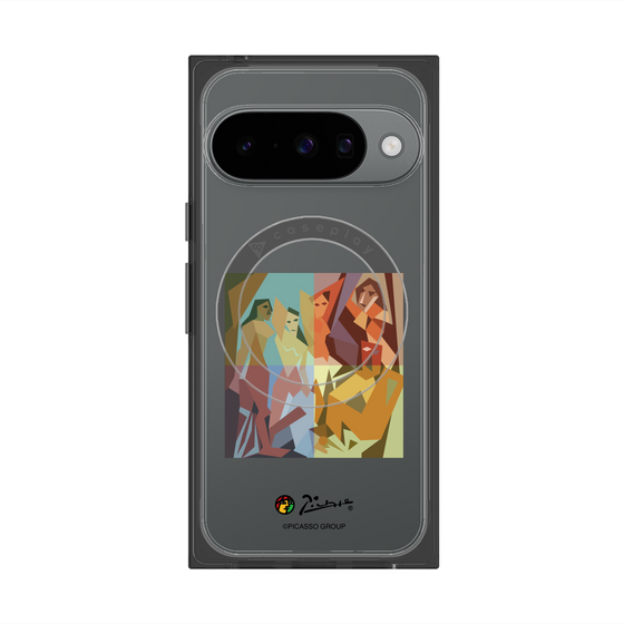 プレミアムスクエアケース with Pixelsnap［ PICASSO - Les Demoiselles d'Avignon ］