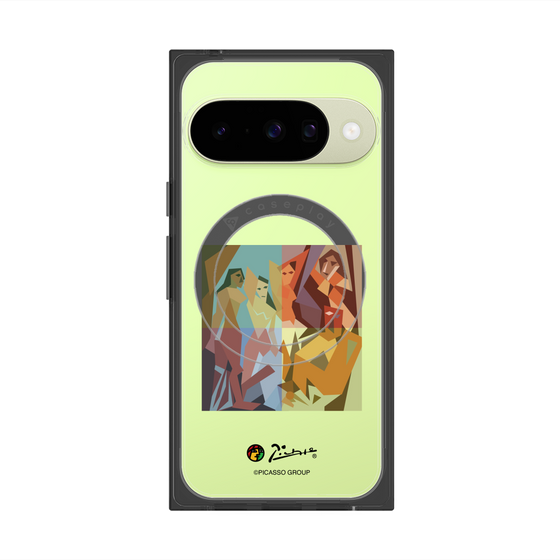 プレミアムスクエアケース with Pixelsnap［ PICASSO - Les Demoiselles d'Avignon ］