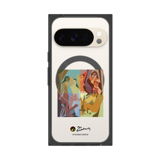 プレミアムスクエアケース with Pixelsnap［ PICASSO - Les Demoiselles d'Avignon ］