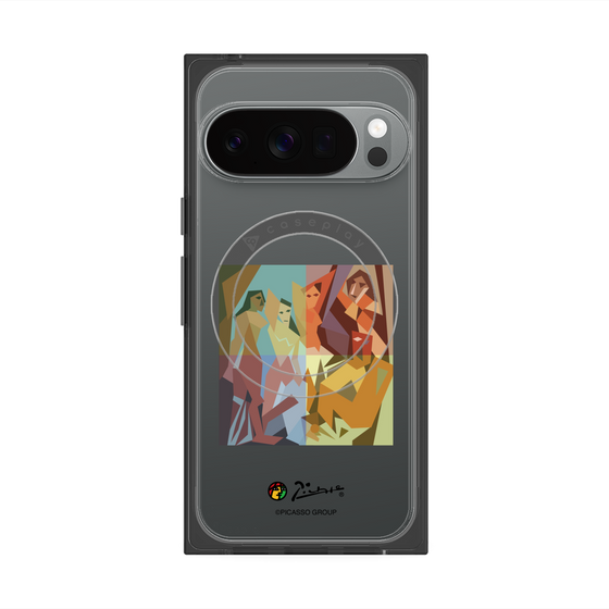 プレミアムスクエアケース with Pixelsnap［ PICASSO - Les Demoiselles d'Avignon ］