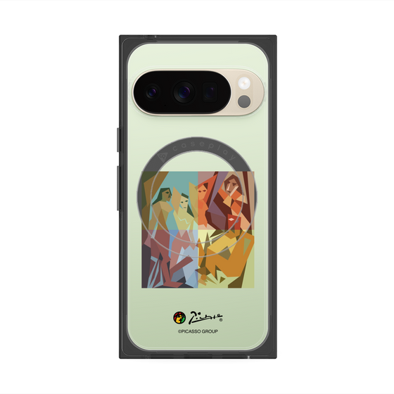 プレミアムスクエアケース with Pixelsnap［ PICASSO - Les Demoiselles d'Avignon ］