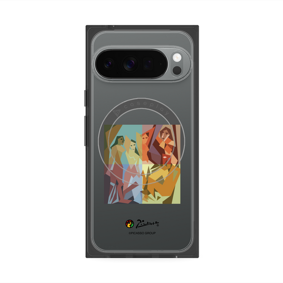 プレミアムスクエアケース with Pixelsnap［ PICASSO - Les Demoiselles d'Avignon ］