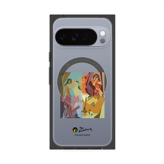 プレミアムスクエアケース with Pixelsnap［ PICASSO - Les Demoiselles d'Avignon ］